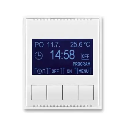 hodiny spínací programovatelné ELEMENT/TIME 3292A-A20301 03 bílá/bílá